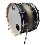 Used Pearl Decade Maple Bass Drum 24x14 Satin Black Burst - Drum Center Of Portsmouth