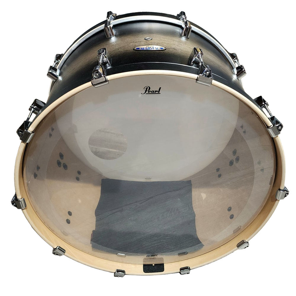 Used Pearl Decade Maple Bass Drum 24x14 Satin Black Burst - Drum Center Of Portsmouth