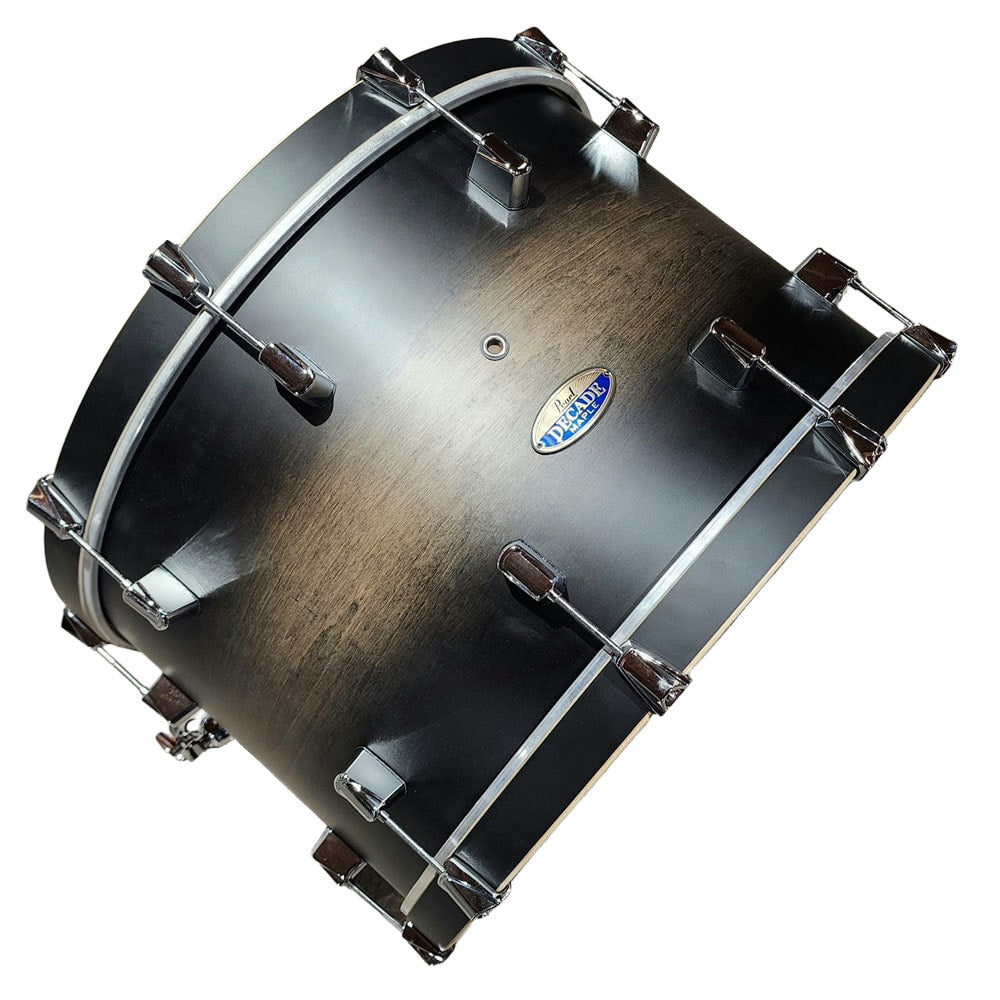 Used Pearl Decade Maple Bass Drum 24x14 Satin Black Burst - Drum Center Of Portsmouth
