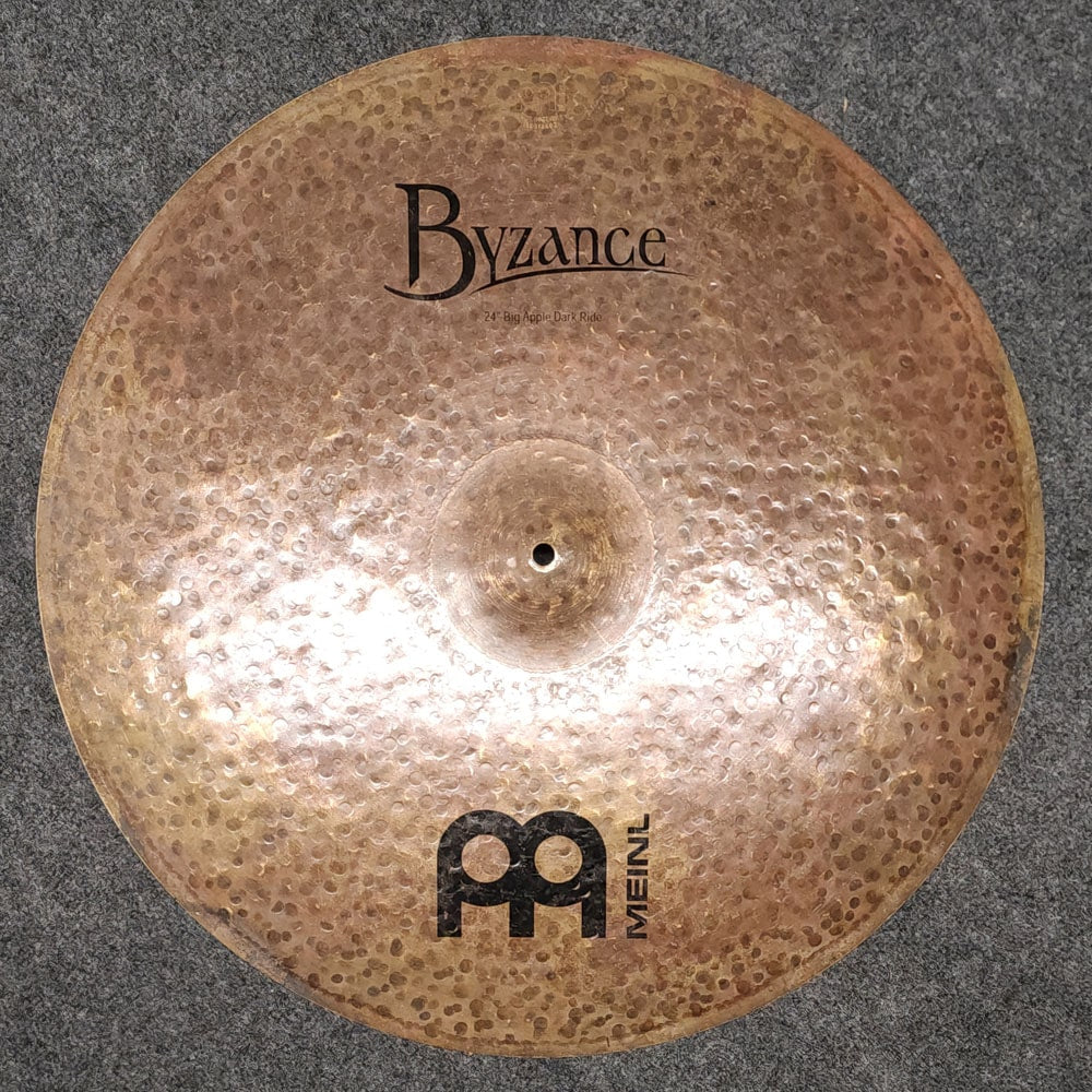 Used Meinl Byzance Big Apple Dark Ride Cymbal 24" - Very Good - Drum Center Of Portsmouth