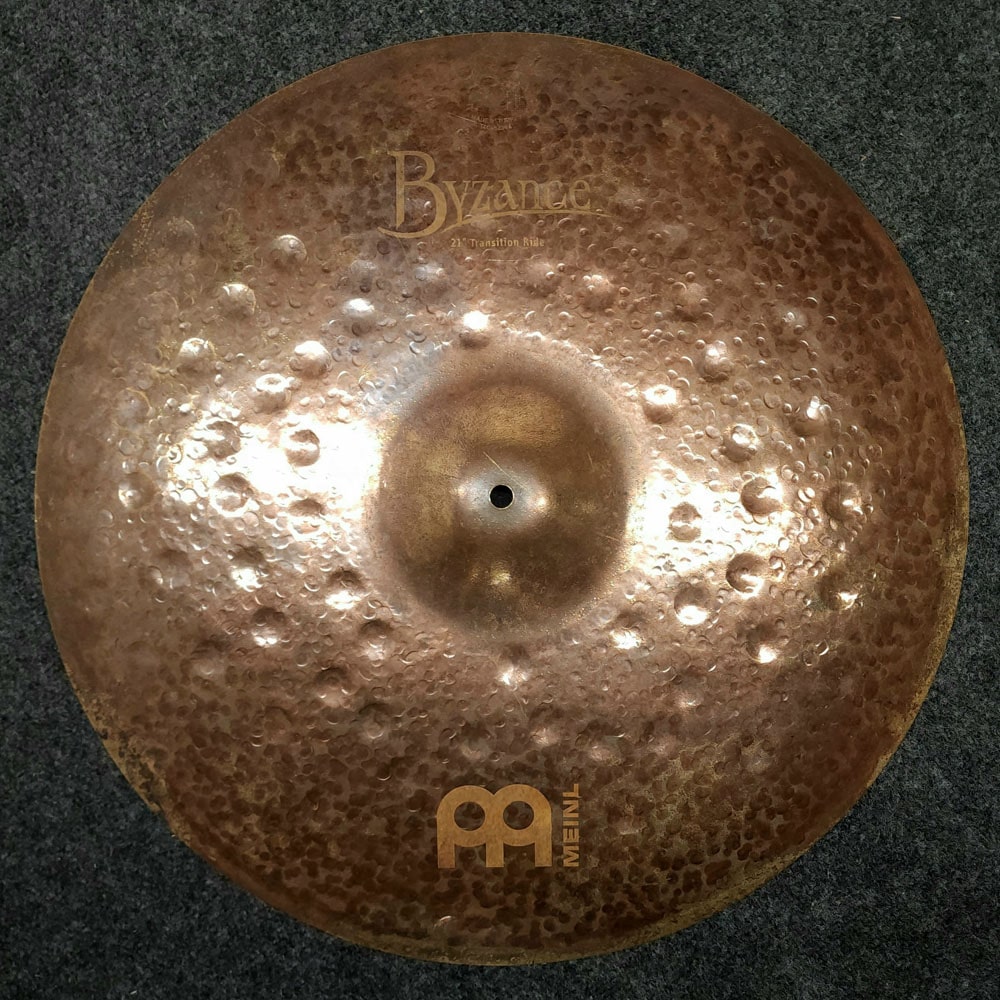 Used Meinl Byzance Transition Ride Cymbal 21" - Very Good - Drum Center Of Portsmouth