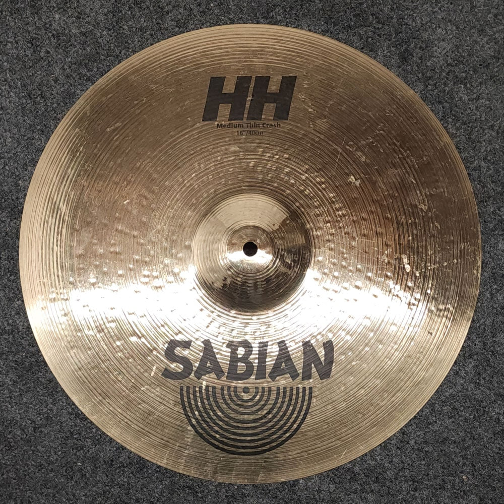 Used Sabian HH Medium Thin Crash Cymbal 16" - Good - Drum Center Of Portsmouth