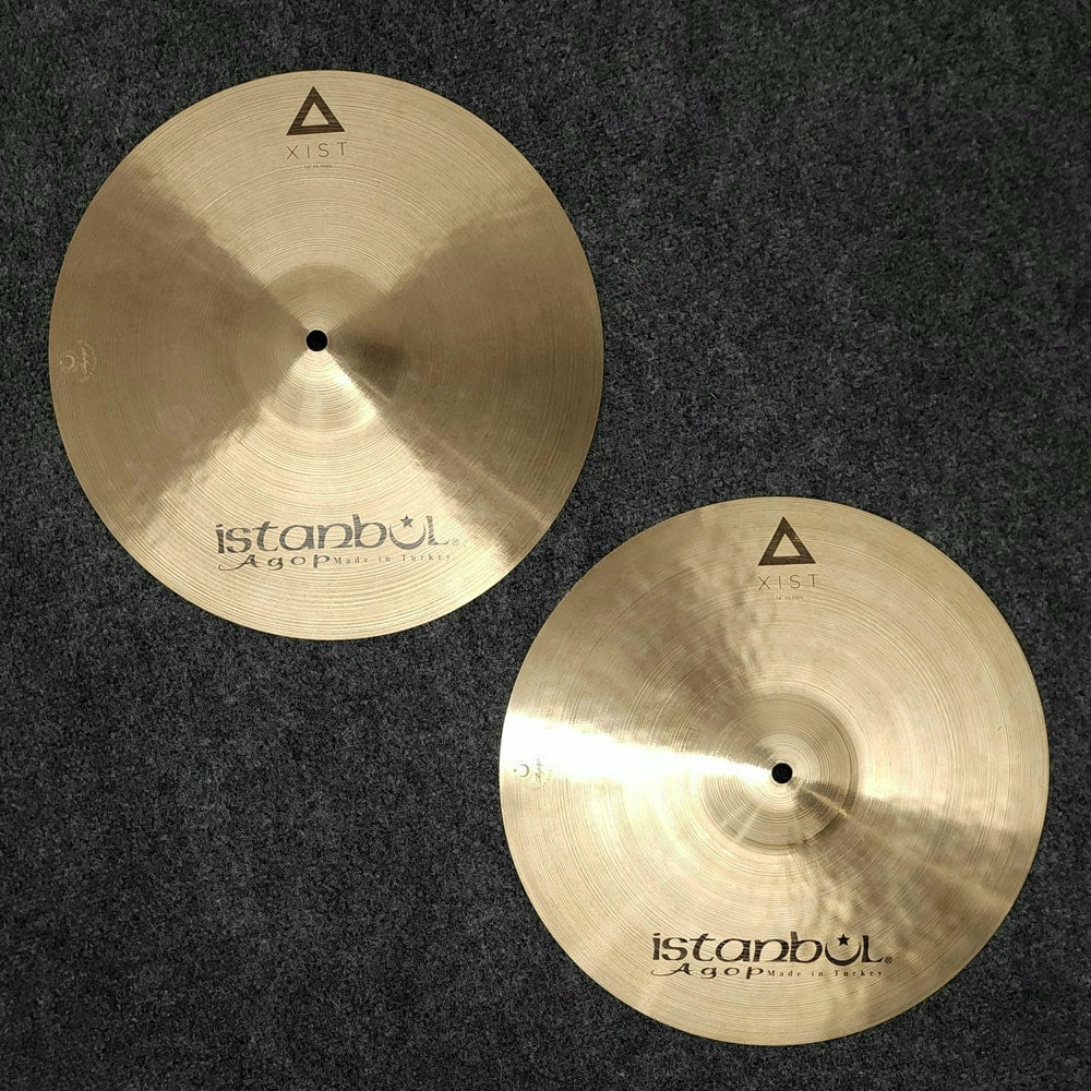 Used Istanbul Agop Xist Hi Hat Cymbals 14" - Very Good - Drum Center Of Portsmouth