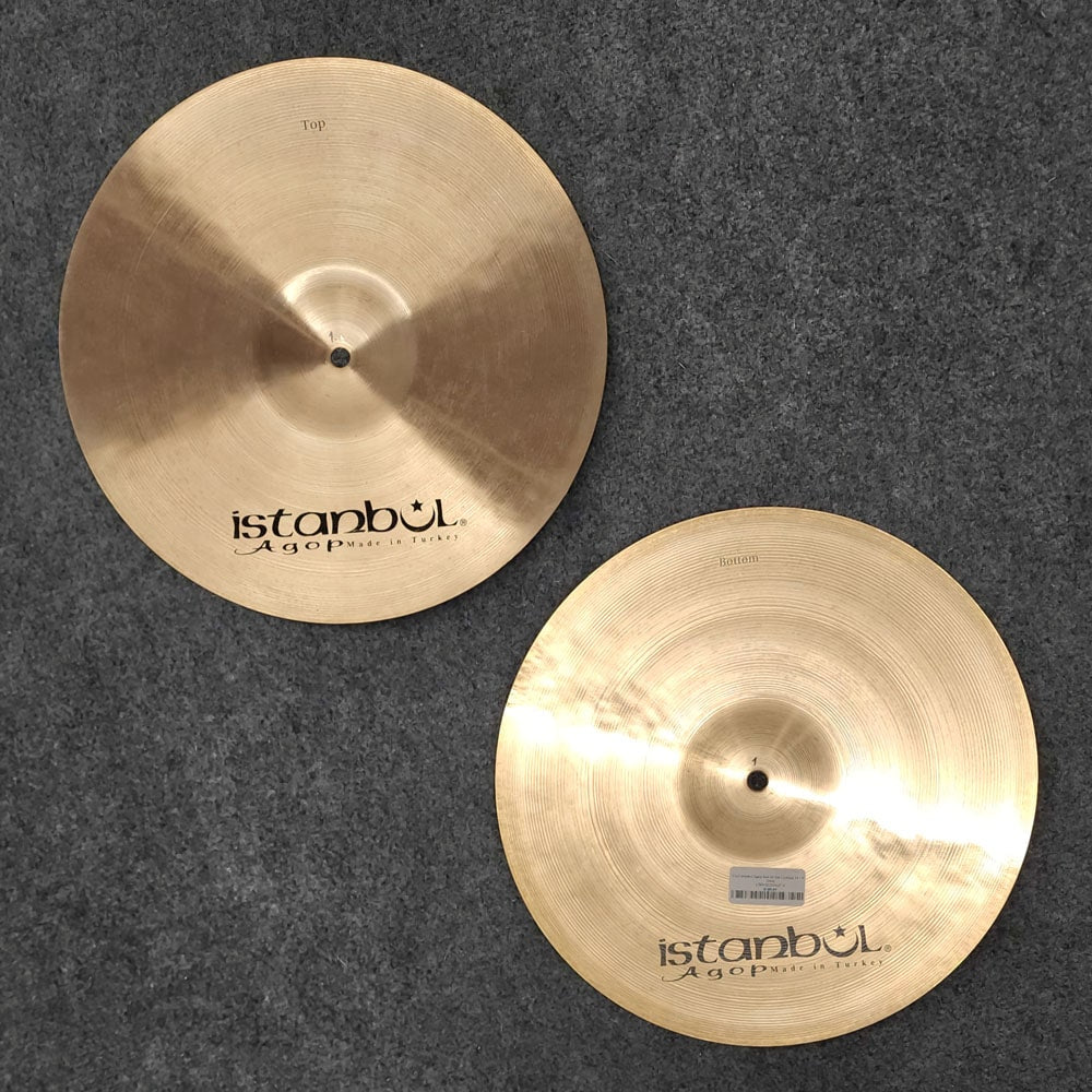 Used Istanbul Agop Xist Hi Hat Cymbals 14" - Very Good - Drum Center Of Portsmouth