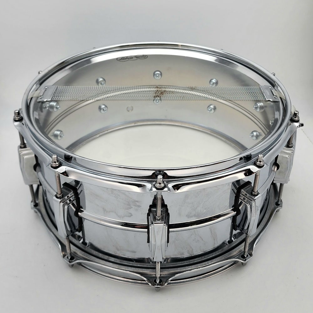 Used Ludwig LM402 Supraphonic Snare Drum 14x6.5 - Fair - Drum Center Of Portsmouth