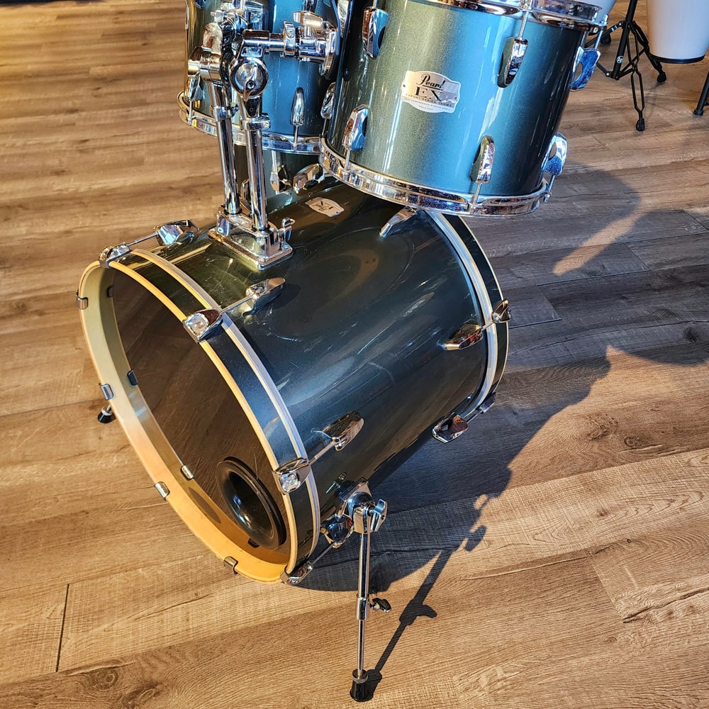 Used Pearl Export 4pc Drumset Grindstone Sparkle - Good - Drum Center Of Portsmouth