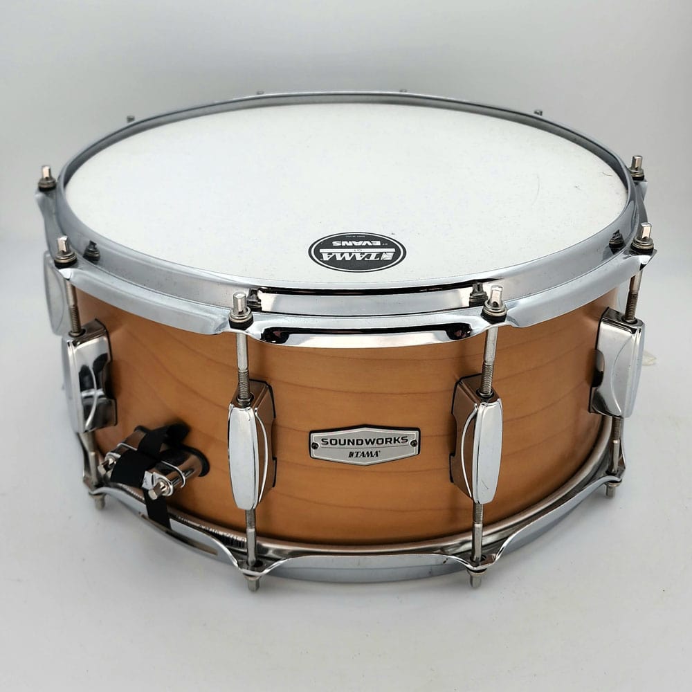 Used Tama Soundworks Kapur Snare Drum 14x6 Satin Natural - Good - Drum Center Of Portsmouth