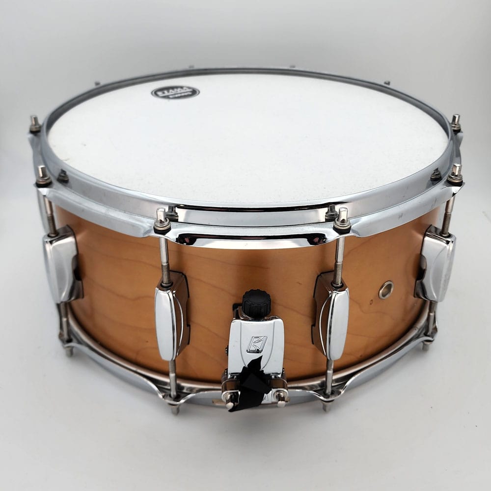 Used Tama Soundworks Kapur Snare Drum 14x6 Satin Natural - Good - Drum Center Of Portsmouth