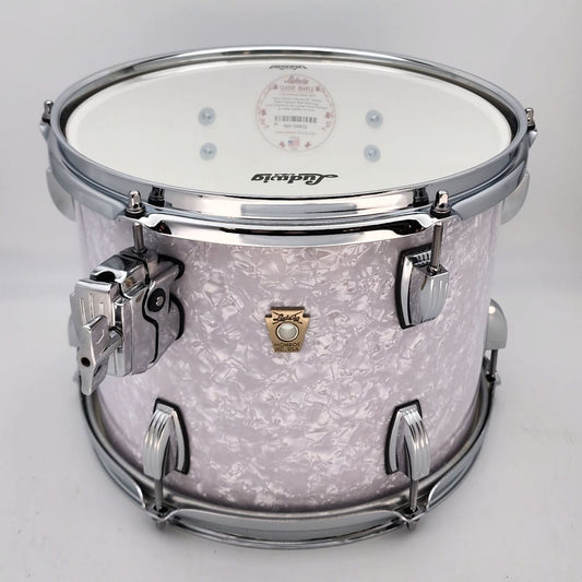 Used Ludwig Classic Maple Tom 12x9 White Marine Pearl - Mint - Drum Center Of Portsmouth