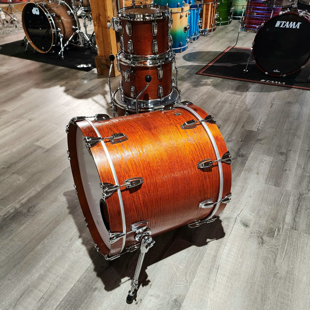 Used Ludwig Classic Oak 4pc Drum Set Tennessee Whiskey - Very Good - Drum Center Of Portsmouth