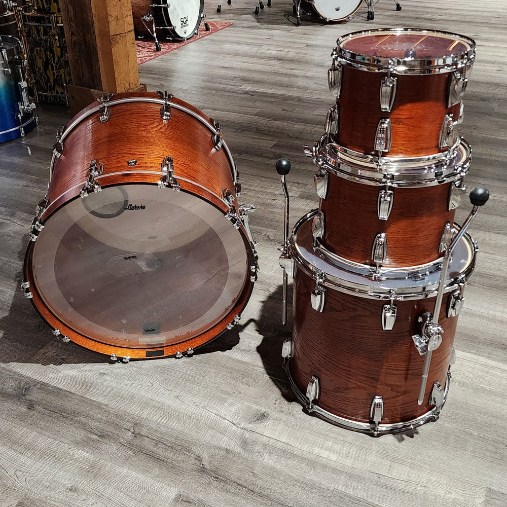 Used Ludwig Classic Oak 4pc Drum Set Tennessee Whiskey - Very Good - Drum Center Of Portsmouth