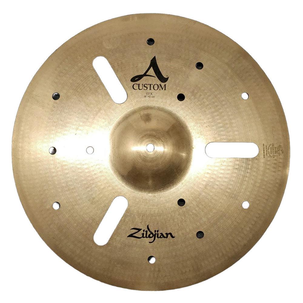 Used Zildjian A Custom EFX Crash Cymbal 18" - Good - Drum Center Of Portsmouth