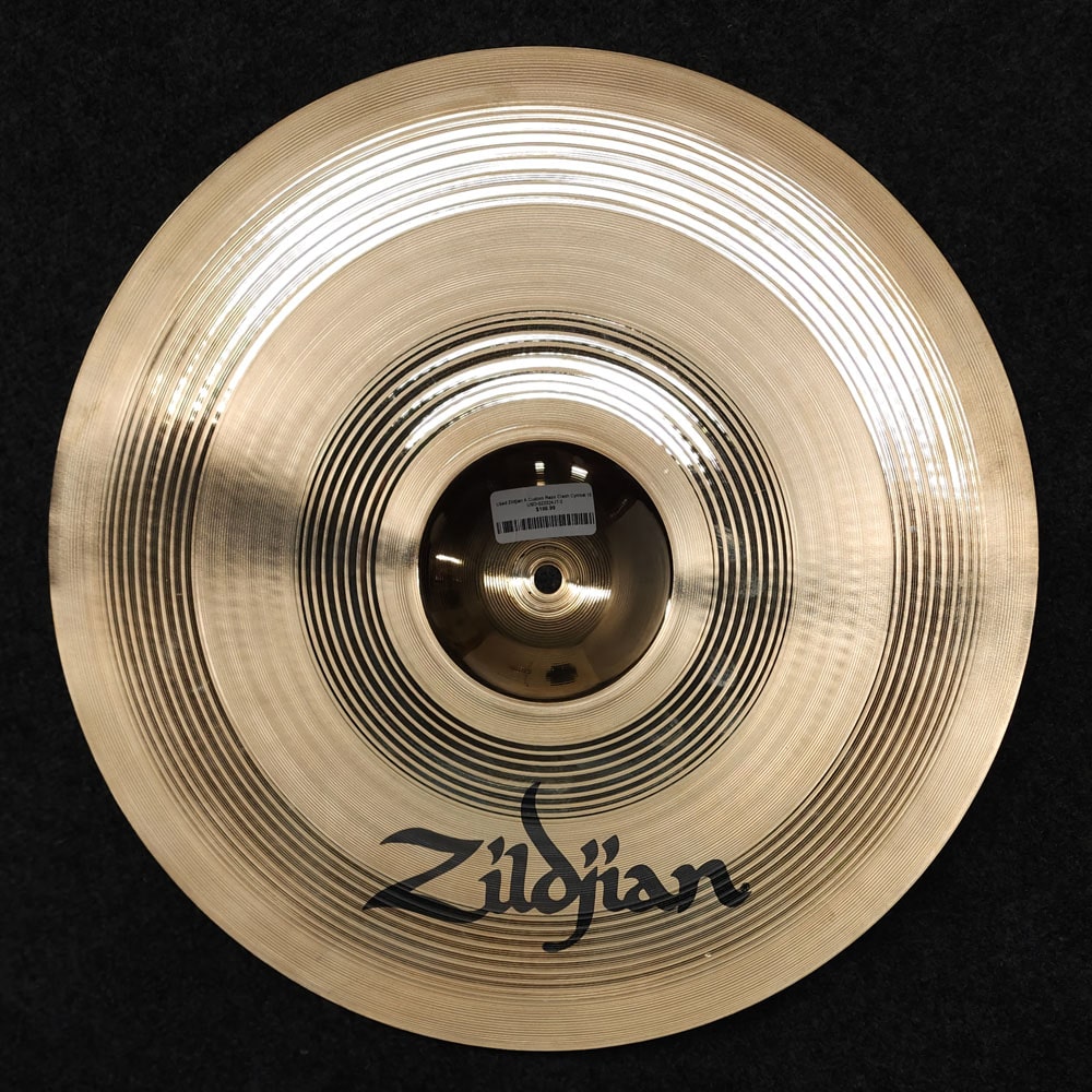 Used Zildjian A Custom Rezo Crash Cymbal 18" - Excellent - Drum Center Of Portsmouth