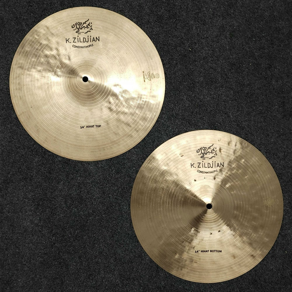 Used Zildjian K Constantinople Hi Hat Cymbals 14" - Very Good - Drum Center Of Portsmouth