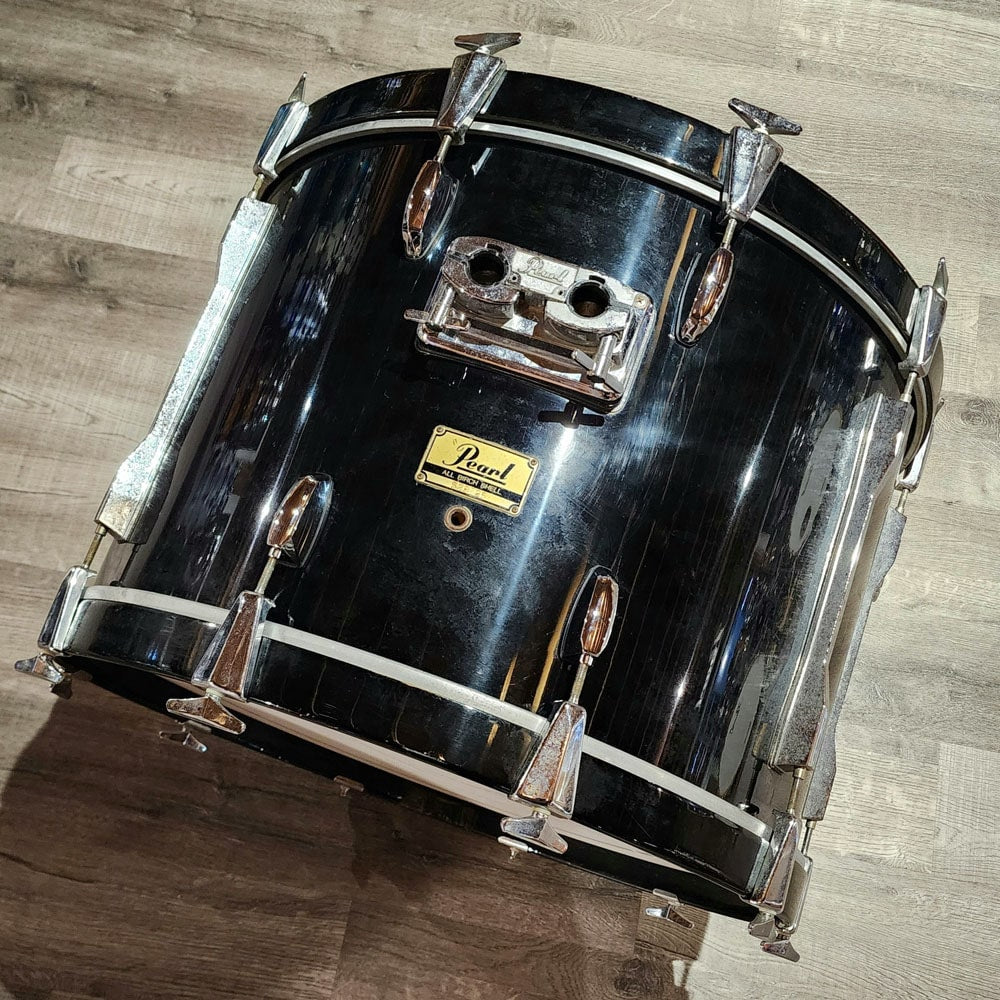 Used Pearl BLX 6pc Drum Set Piano Black - Fair - Drum Center Of Portsmouth