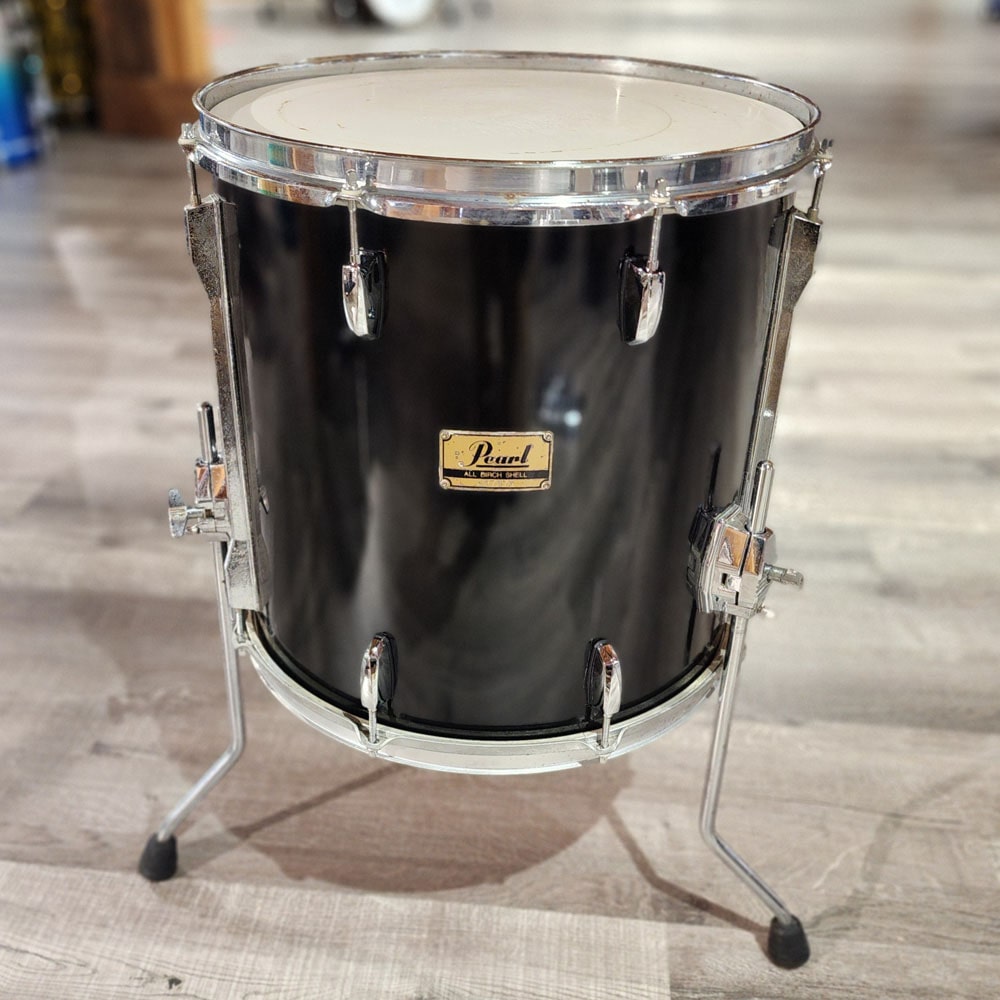 Used Pearl BLX 6pc Drum Set Piano Black - Fair - Drum Center Of Portsmouth