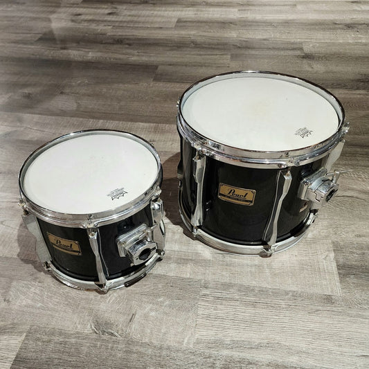 Used Pearl BLX 6pc Drum Set Piano Black - Fair - Drum Center Of Portsmouth