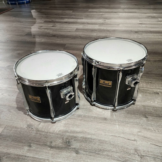 Used Pearl BLX 6pc Drum Set Piano Black - Fair - Drum Center Of Portsmouth