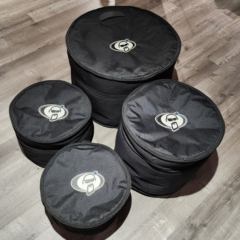 Used Protection Racket 4pc Bag Set 22/12/13/16 - Good - Drum Center Of Portsmouth