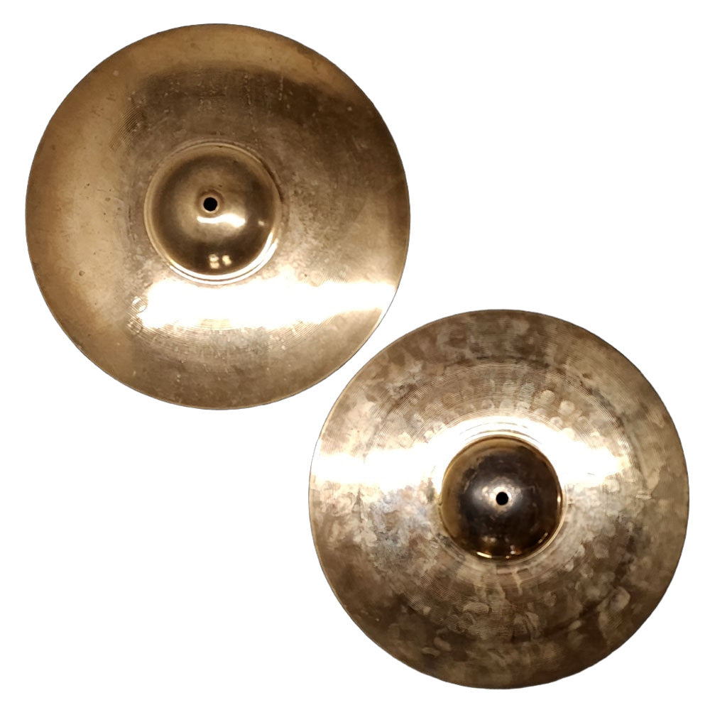 Used Sabian Hi Hat Cymbals Brilliant 14" - Good - Drum Center Of Portsmouth