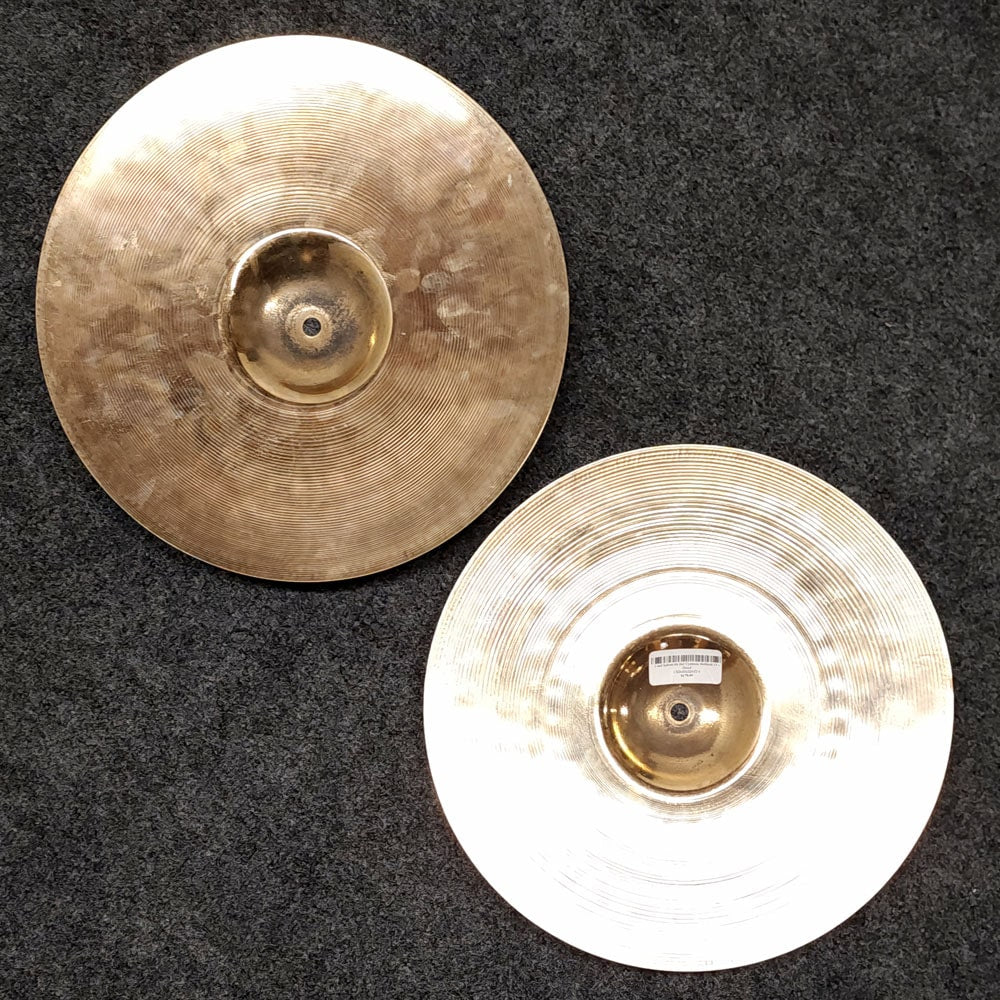 Used Sabian Hi Hat Cymbals Brilliant 14" - Good - Drum Center Of Portsmouth