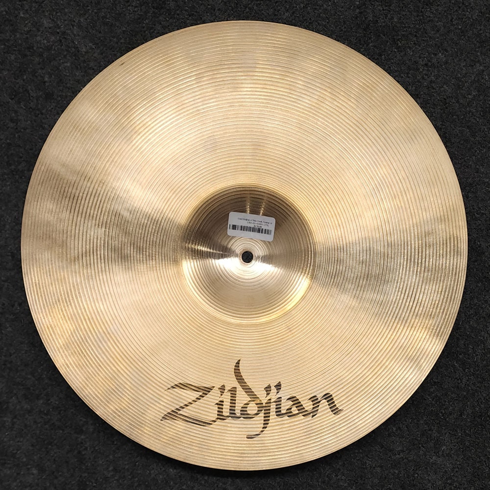 Used Zildjian A Thin Crash Cymbal 18" - Good - Drum Center Of Portsmouth