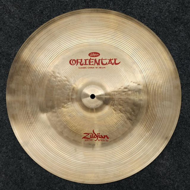 Used Zildjian Oriental Classic China Cymbal 18" - Very Good - Drum Center Of Portsmouth