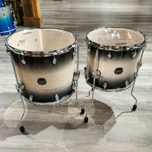 Used Mapex Armory Series 5pc Studioease Drum Set DCP Black Burst - Good - Drum Center Of Portsmouth