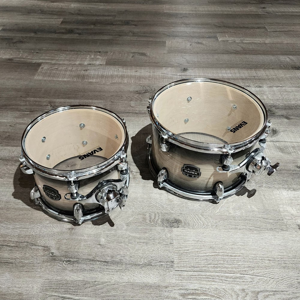 Used Mapex Armory Series 5pc Studioease Drum Set DCP Black Burst - Good - Drum Center Of Portsmouth