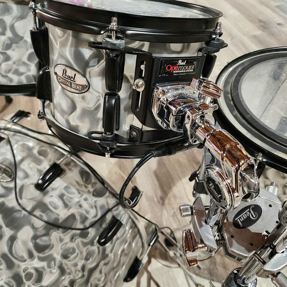 Used Pearl Crystal Beat 5pc Drum Set w/DrumLite System - Fair - Drum Center Of Portsmouth