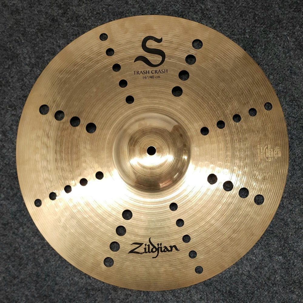 Used Zildjian S Series Trash Crash Cymbal 16" - Good - Drum Center Of Portsmouth