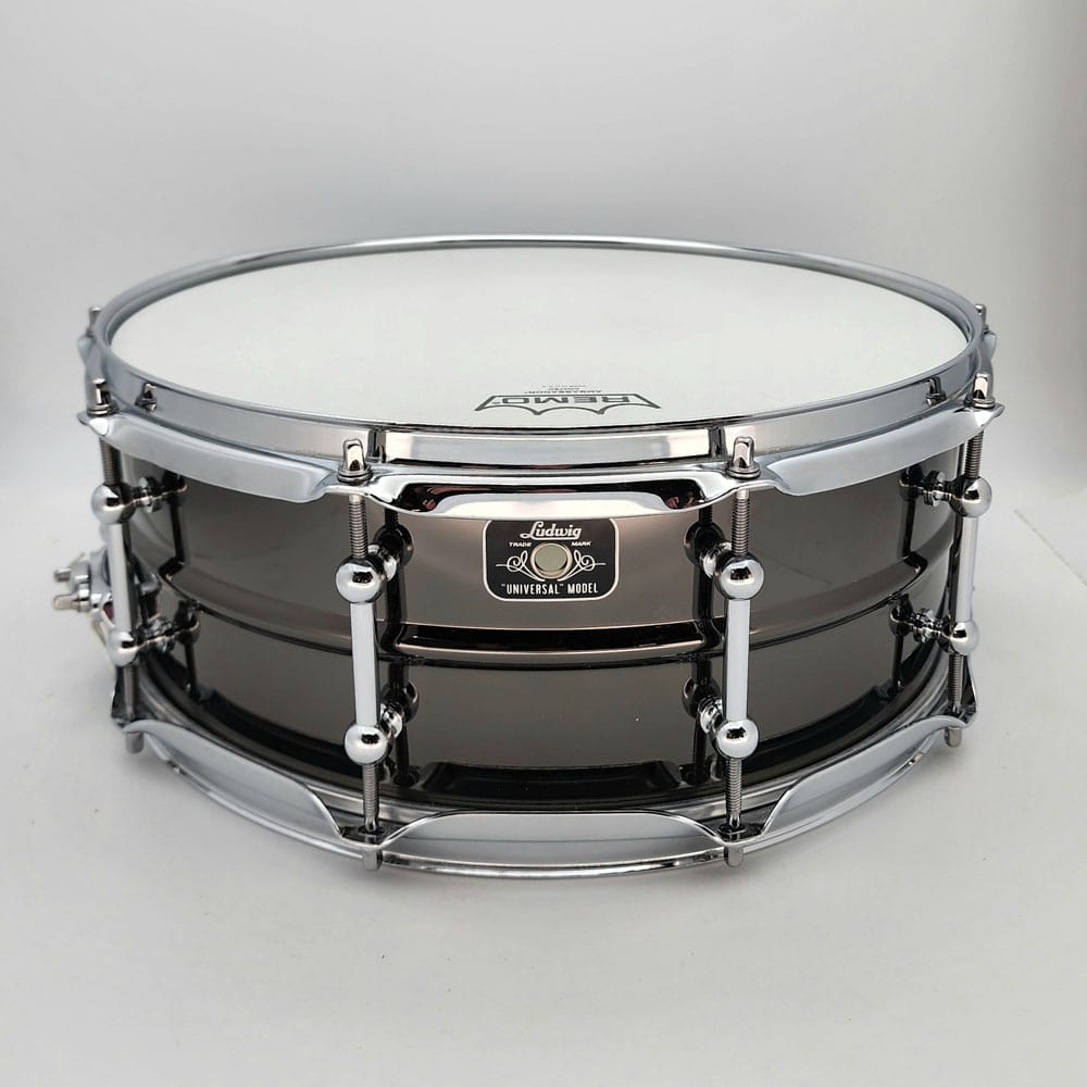 Used Ludwig Universal Brass Snare Drum 14x5.5 - Very Good - Drum Center Of Portsmouth