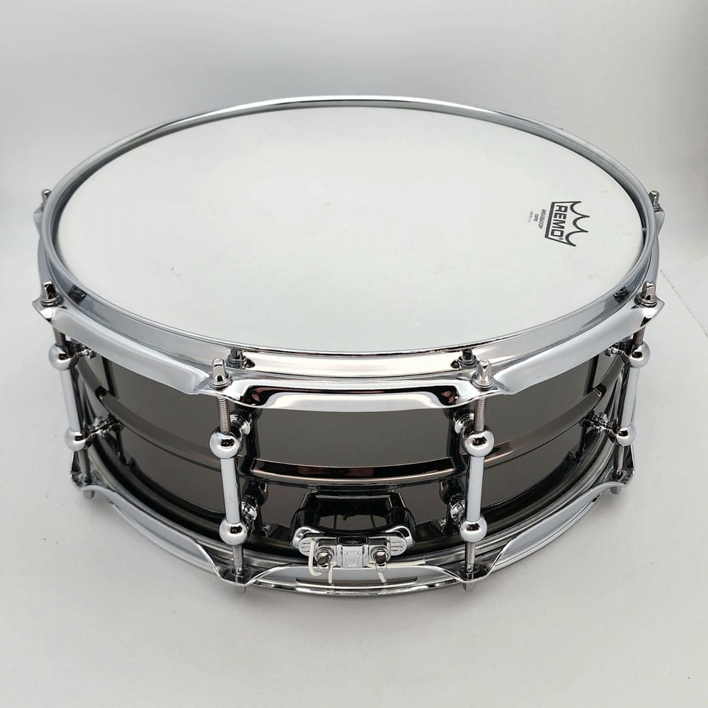 Used Ludwig Universal Brass Snare Drum 14x5.5 - Very Good - Drum Center Of Portsmouth