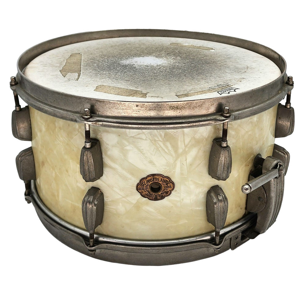 Used Vintage Slingerland Radio King Snare Drum 14x7 WMP - Good - Drum Center Of Portsmouth