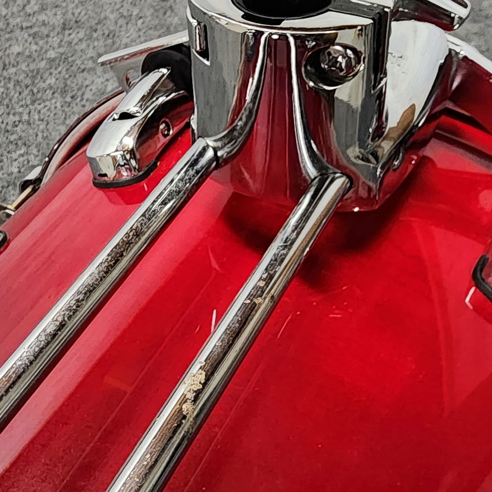Used Pearl Reference Tom 14x12 Scarlett Fade - Very Good - Drum Center Of Portsmouth