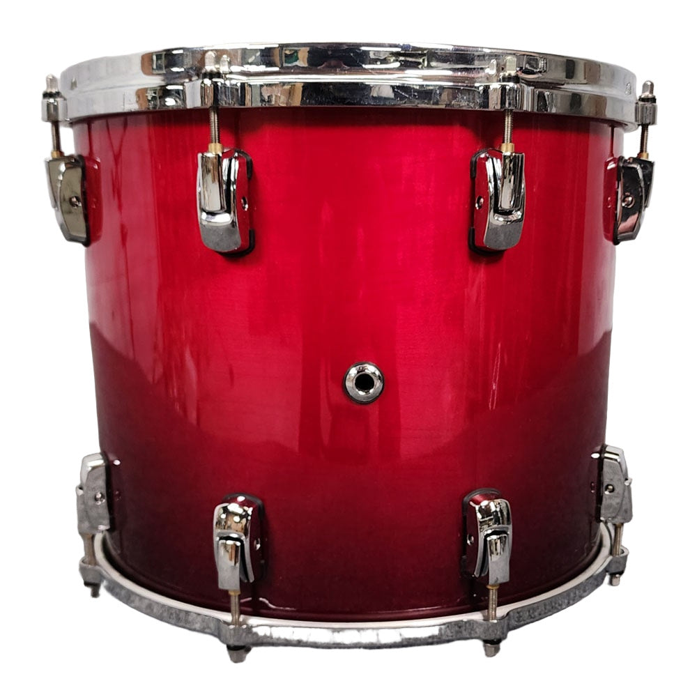 Used Pearl Reference Tom 14x12 Scarlett Fade - Very Good - Drum Center Of Portsmouth