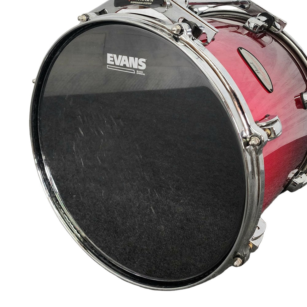 Used Pearl Reference Tom 14x12 Scarlett Fade - Very Good - Drum Center Of Portsmouth