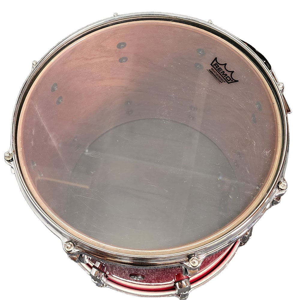 Used Pearl Reference Tom 14x12 Scarlett Fade - Very Good - Drum Center Of Portsmouth