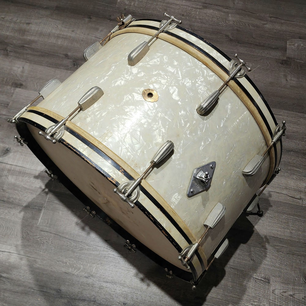 Used Vintage Slingerland Radio King Bass Drum 26x14 WMP - Good - Drum Center Of Portsmouth