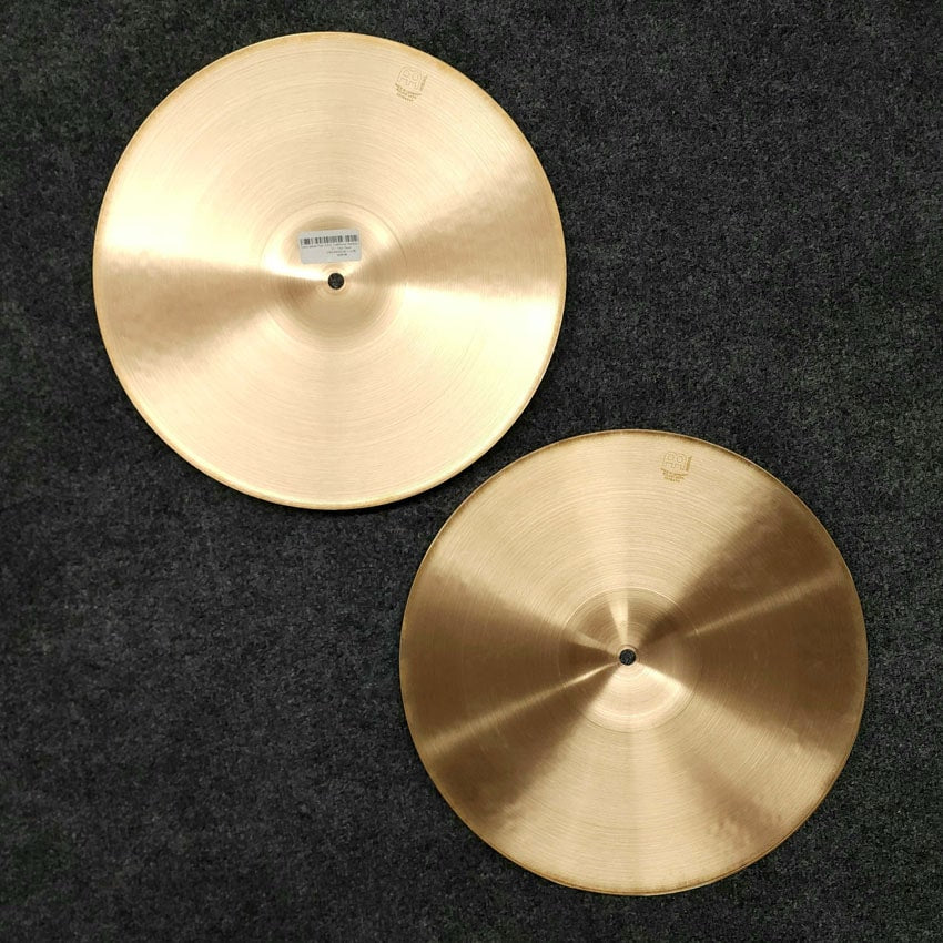 Used Meinl Pure Alloy Traditional Medium Hi Hat Cymbals 15" - Very Good - Drum Center Of Portsmouth
