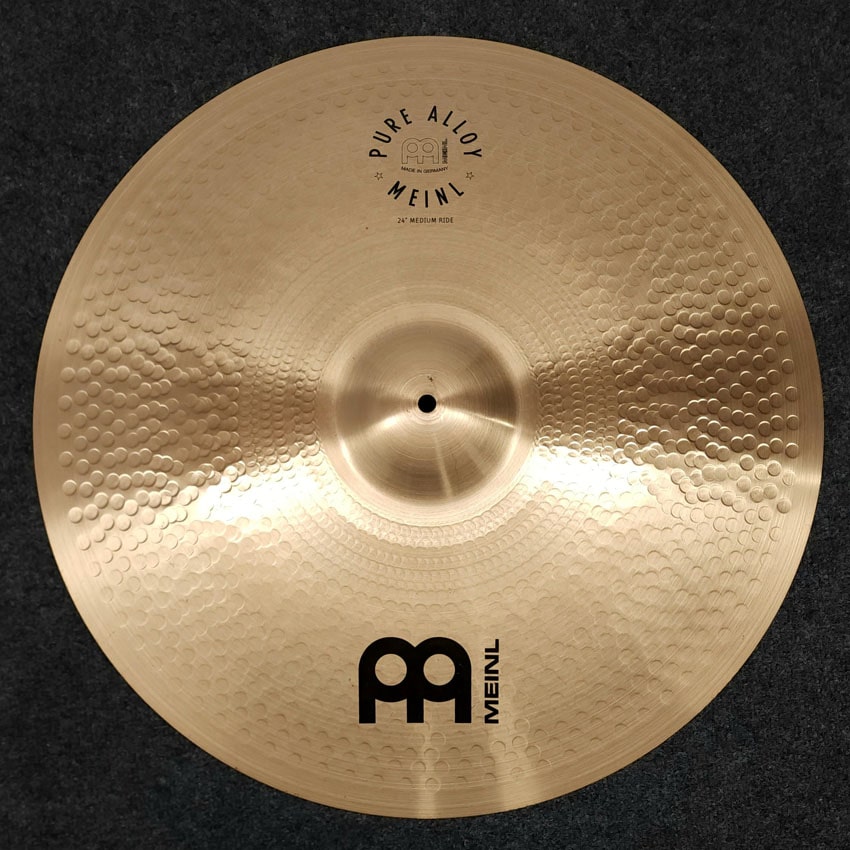 Used Meinl Pure Alloy Traditional Medium Ride Cymbal 24