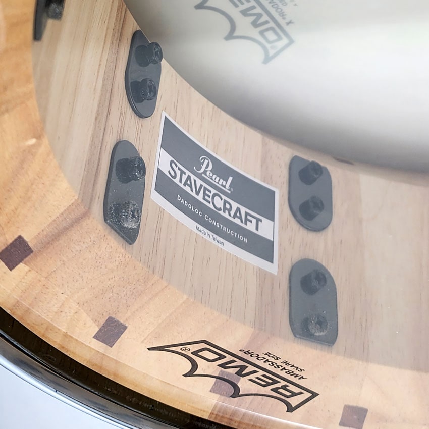 Used Pearl Stavecraft Thai Oak Snare Drum 14x5 - Very Good - Drum Center Of Portsmouth