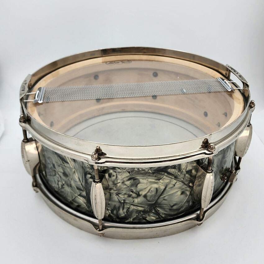 Used Vintage Slingerland Radio King 4pc Drum Set Black Diamond Pearl - Drum Center Of Portsmouth