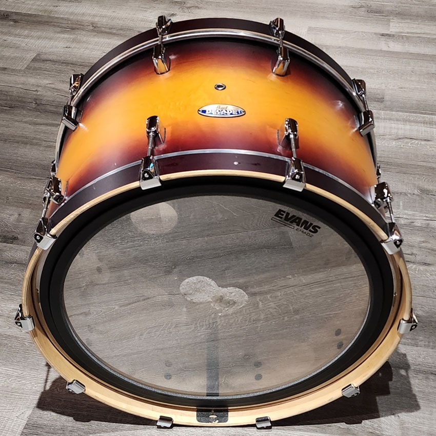 Used Pearl Decade Bass Drum Classic Satin Amburst 24x14 - Good - Drum Center Of Portsmouth