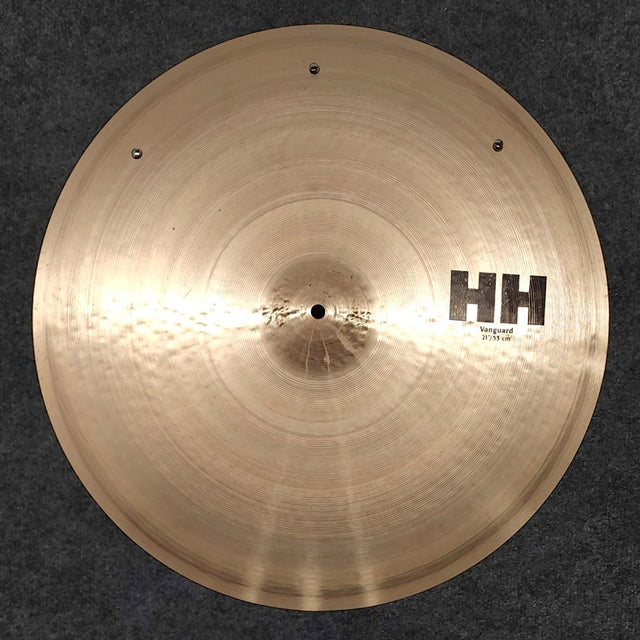Used Sabian HH Vangaurd Ride Cymbal 21" w/3 Rivets - Good - Drum Center Of Portsmouth