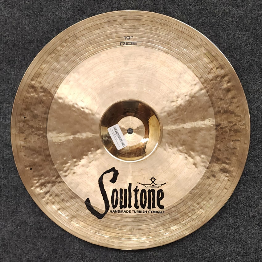 Used Soultone Latin Ride Cymbal 19" w/2 Rivets - Good - Drum Center Of Portsmouth