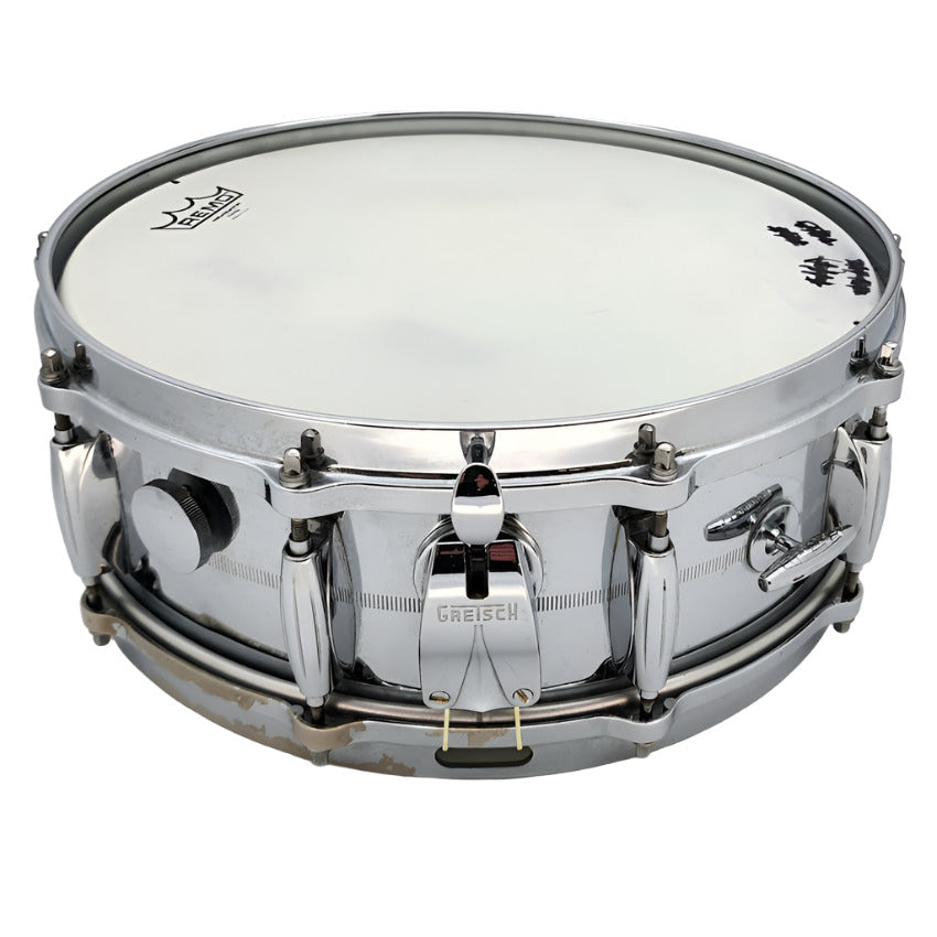 Used Vintage Gretsch 4165 COB Snare Drum 14x5 w/Internal Tone Control - Very Good - Drum Center Of Portsmouth