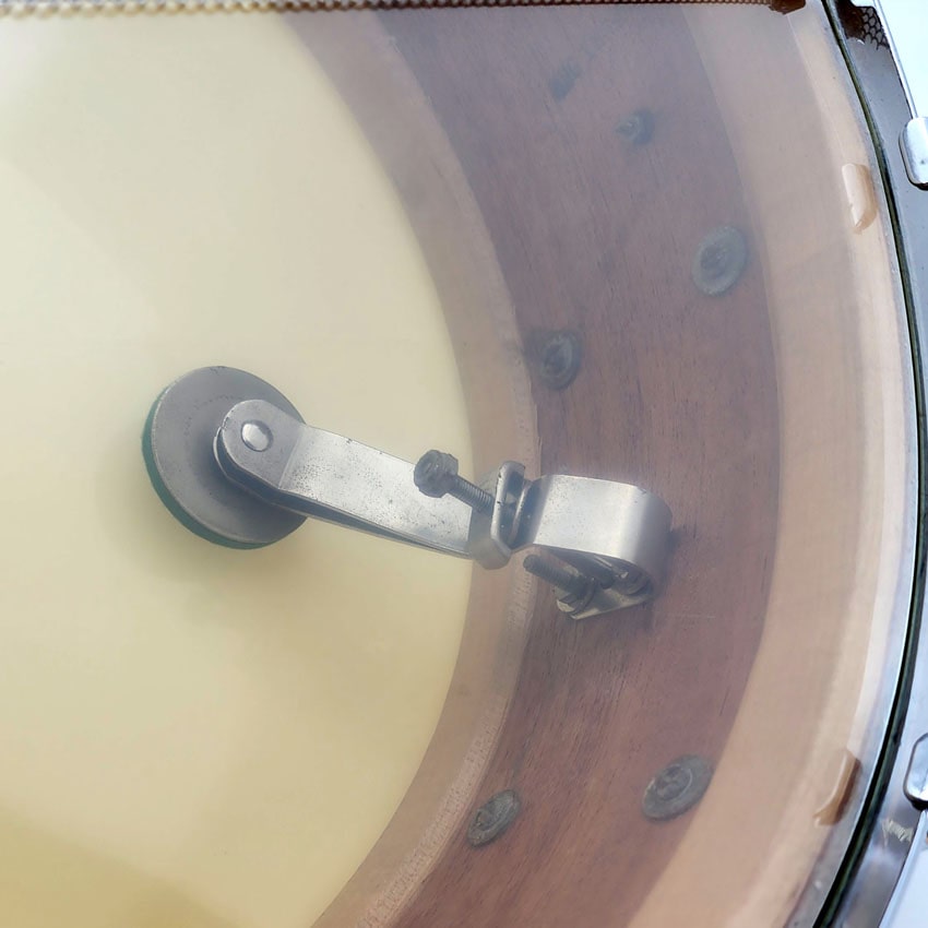 Used Vintage Leedy Reliance Snare Drum 14x5.5 Yellow Duco Frankie Banali's #100 w/ COA - Very Good - Drum Center Of Portsmouth
