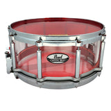 Used Pearl Crystal Beat Acrylic Free Floating Snare Drum 14x6.5 - Good - Drum Center Of Portsmouth