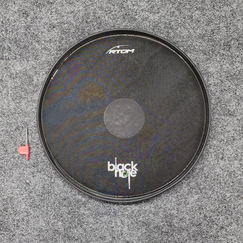 Used RTOM Black Hole Drum Silencing Pad 16" - Excellent - Drum Center Of Portsmouth